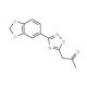 1-[3-(1,3-benzodioxol-5-yl)-1,2,4-oxadiazol-5-yl]acetone - chemical structure image