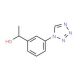 1-[3-(1H-tetrazol-1-yl)phenyl]ethanol - chemical structure image