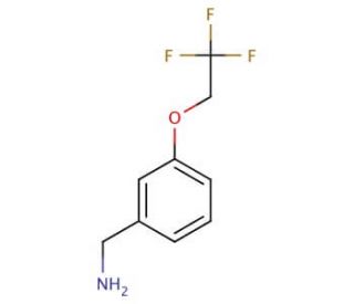 1-[3-(2,2,2-trifluoroethoxy)phenyl]methanamine - chemical structure image
