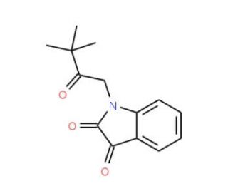 1-(3,3-Dimethyl-2-oxobutyl)-1H-indole-2,3-dione - chemical structure image