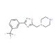 1-({3-[3-(trifluoromethyl)phenyl]-1,2,4-oxadiazol-5-yl}methyl)piperazine - chemical structure image