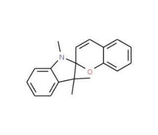 1,3,3-Trimethylindolinobenzopyrylospiran (CAS 1485-92-3) - chemical structure image