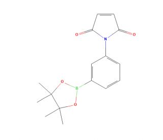 1-(3-(4,4,5,5-Tetramethyl-1,3,2-dioxaborolan-2-yl)phenyl)-1H-pyrrole-2,5-dione (CAS 2096998-42-2) - chemical structure image