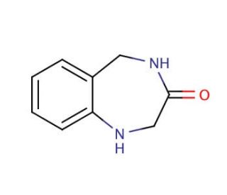 1,3,4,5-Tetrahydro-2H-1,5-benzodiazepin-2-one (CAS 5755-07-7) - chemical structure image