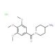 1-(3,4,5-Trimethoxybenzoyl)piperidin-4-aminehydrochloride - chemical structure image