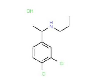 [1-(3,4-dichlorophenyl)ethyl](propyl)amine hydrochloride - chemical structure image