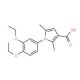 1-(3,4-diethoxyphenyl)-2,5-dimethyl-1H-pyrrole-3-carboxylic acid - chemical structure image