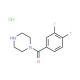 1-(3,4-difluorobenzoyl)piperazine hydrochloride - chemical structure image
