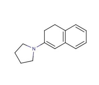 1-(3,4-Dihydro-2-naphthyl)pyrrolidine (CAS 21403-95-2) - chemical structure image