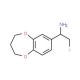 1-(3,4-dihydro-2H-1,5-benzodioxepin-7-yl)-2-fluoroethanamine (CAS 929972-19-0) - chemical structure image