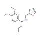 [1-(3,4-Dimethoxy-phenyl)-but-3-enyl]-furan-2-ylmethyl-amine - chemical structure image