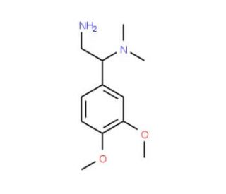 1-(3,4-Dimethoxy-phenyl)-N*1*,N*1*-dimethyl-ethane-1,2-diamine - chemical structure image