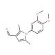 1-(3,4-dimethoxyphenyl)-2,5-dimethyl-1H-pyrrole-3-carbaldehyde - chemical structure image