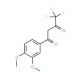 1-(3,4-dimethoxyphenyl)-4,4,4-trifluorobutane-1,3-dione - chemical structure image