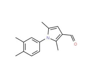 1-(3,4-Dimethyl-phenyl)-2,5-dimethyl-1H-pyrrole-3-carbaldehyde - chemical structure image