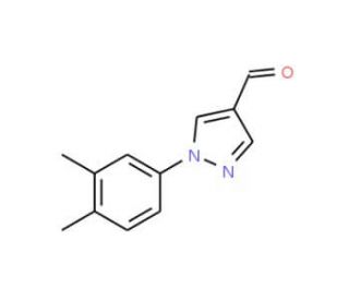 1-(3,4-Dimethylphenyl)-1H-pyrazole-4-carbaldehyde - chemical structure image