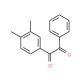 1-(3,4-dimethylphenyl)-2-phenylethane-1,2-dione 的分子结构, CAS编号: 59411-15-3 1-(3,4-dimethylphenyl)-2-phenylethane-1,2-dione (CAS 59411-15-3) - chemical structure image