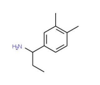 1-(3,4-Dimethylphenyl)propan-1-amine (CAS 473732-70-6) - chemical structure image