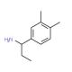1-(3,4-Dimethylphenyl)propan-1-amine (CAS 473732-70-6) - chemical structure image