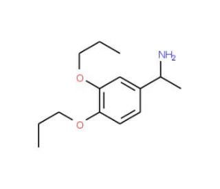 1-(3,4-dipropoxyphenyl)ethanamine - chemical structure image