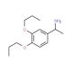 1-(3,4-dipropoxyphenyl)ethanamine - chemical structure image