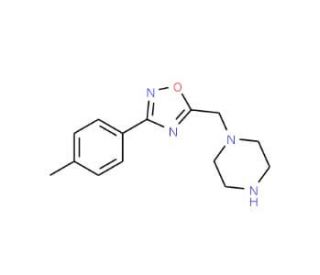 1-{[3-(4-methylphenyl)-1,2,4-oxadiazol-5-yl]methyl}piperazine - chemical structure image