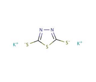1,3,4-Thiadiazole-2,5-dithiol dipotassium salt (CAS 4628-94-8) - chemical structure image