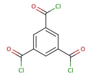 1,3,5-Benzenetricarbonyl trichloride (CAS 4422-95-1) - chemical structure image