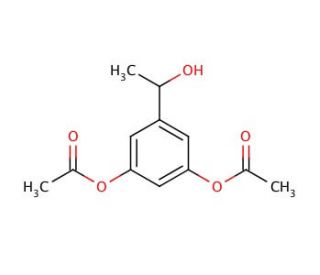 1-(3,5-Diacetoxyphenyl)-1-ethanol (CAS 847862-83-3) - chemical structure image