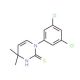 1-(3,5-Dichlorophenyl)-4,4-dimethyl-1,4-dihydropyrimidine-2-thiol - chemical structure image