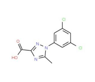 1-(3,5-Dichlorophenyl)-5-methyl-1H-1,2,4-triazole-3-carboxylic acid - chemical structure image