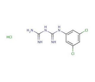 1-(3,5-Dichlorophenyl)biguanide hydrochloride (CAS 175205-04-6) - chemical structure image