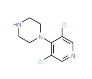 1-(3,5-Dichloropyridin-4-yl)piperazine (CAS 175277-80-2) - chemical structure image