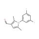 1-(3,5-difluorophenyl)-2,5-dimethyl-1H-pyrrole-3-carbaldehyde - chemical structure image