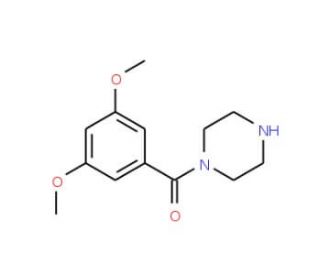 1-(3,5-dimethoxybenzoyl)piperazine - chemical structure image