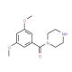 1-(3,5-dimethoxybenzoyl)piperazine - chemical structure image