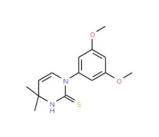 1-(3,5-Dimethoxyphenyl)-4,4-dimethyl-1,4-dihydropyrimidine-2-thiol - chemical structure image