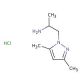 1-(3,5-dimethyl-1H-pyrazol-1-yl)propan-2-amine hydrochloride - chemical structure image