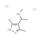 [1-(3,5-Dimethyl-1H-pyrazol-4-yl)ethyl]methylaminedihydrochloride - chemical structure image