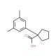 1-(3,5-Dimethyl-phenyl)-cyclopentane-carboxylic acid - chemical structure image