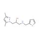 1-(3,5-Dimethyl-pyrazol-1-yl)-3-[(furan-2-ylmethyl)-amino]-propan-2-ol - chemical structure image