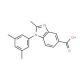 1-(3,5-Dimethylphenyl)-2-methyl-1H-benzimidazole-5-carboxylic acid - chemical structure image