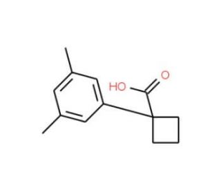 1-(3,5-dimethylphenyl)cyclobutane-1-carboxylic acid - chemical structure image