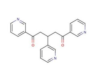 1,3,5-Tri(3-pyridyl)-1,5-pentanoate (CAS 94678-45-2) - chemical structure image