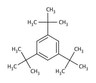 1,3,5-Tri-tert-butylbenzene (CAS 1460-02-2) - chemical structure image
