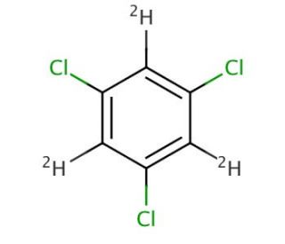 1,3,5-Trichlorobenzene-d3 (CAS 1198-60-3) - chemical structure image