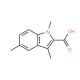 1,3,5-Trimethyl-1H-indole-2-carboxylic acid - chemical structure image