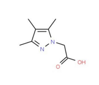 (1,3,5-Trimethyl-1H-pyrazol-4-yl)-acetic acid - chemical structure image