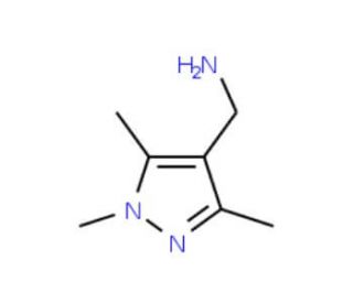 (1,3,5-Trimethyl-1H-pyrazol-4-yl)methylamine (CAS 352018-93-0) - chemical structure image