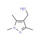 (1,3,5-Trimethyl-1H-pyrazol-4-yl)methylamine (CAS 352018-93-0) - chemical structure image